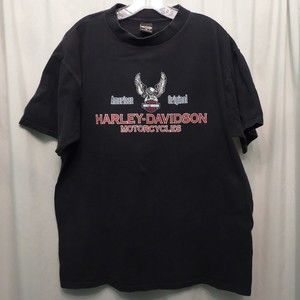 Mens Vintage 1999 Harley Davidson T-Shirt Myrtle Beach Rt 17 South Carolina XL